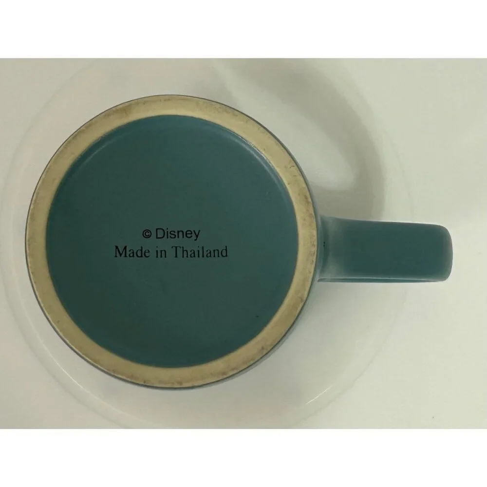 Disneyland Tinker Bell Coffee Cup Mug Teal Fairy Pixie Fantasy Magic Peter Pan - Picture 7 of 8